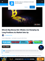 Bitcoin Big Money Bet: Whales Are Ramping Up Long Positions As Market Sets Up | Bitcoinist.com