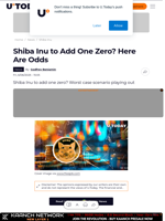 Shiba Inu to Add One Zero? Here Are Odds