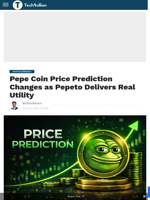Pepe Coin Price Prediction Changes as Pepeto Delivers Real Utility - TechBullion