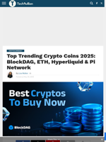 Top Trending Crypto Coins 2025: BlockDAG, ETH, Hyperliquid & Pi