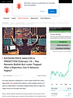 RAYDIUM PRICE ANALYSIS & PREDICTION (February 14) – Ray Remains Bullish But Looks Trapped After a Rejection, Can it Advance Higher? - NullTX