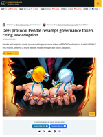 Pendle Introduces New Governance Token To Spur Broader Adoption