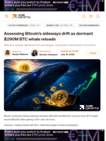 Assessing Bitcoin’s sideways drift as dormant $290M BTC whale reloads - AMBCrypto