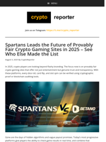 Top 7 provably Fair Crypto Gaming Sites in 2025 | Transparent Odds & Lightning Payouts