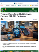 Telegram Moves Toward Built-In Crypto Payments With TON Pay Launch - TheNewsCrypto