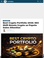 Best Crypto Portfolio 2026: SEC Shift Boosts Crypto as Pepeto Gains Attention - TechBullion