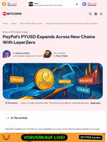 PayPal’s PYUSD Stablecoin Goes Cross-Chain With LayerZero