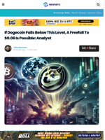 If Dogecoin Falls Below This Level, A Freefall To $0.06 Is Possible