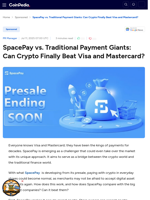 SpacePay vs. Traditional Payment Giants: Can Crypto Finally Beat Visa and Mastercard?