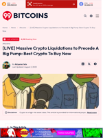 [LIVE] Massive Crypto Liquidations to Precede A Big Pump: Best Crypto To Buy Now - 99Bitcoins