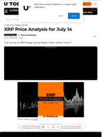 XRP Price Analysis for July 14