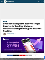 Bitmacoin Reports Record-High Quarterly Trading Volume, Further Strengthening Its Market Position - TechBullion