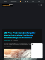 LTC Price Prediction: $62 Target by Month-End as Whale Positioning Overrides Stagnant Momentum - Blockchain.News
