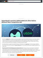 Hyperliquid Launches USDH Stablecoin After Native Markets Wins Competitive Bid - Brave New Coin