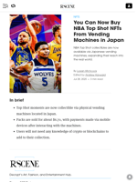 You Can Now Buy NBA Top Shot NFTs From Vending Machines in Japan - Decrypt