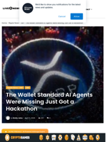 The Wallet Standard AI Agents Were Missing Just Got a Hackathon | Live Bitcoin News