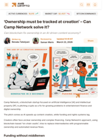 ‘Ownership must be tracked at creation’ – Can Camp Network solve it? - AMBCrypto