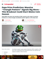 Pepe Price Prediction: Massive 