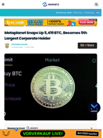 Metaplanet Snaps Up 5,419 BTC, Becomes 5th Largest Corporate Holder