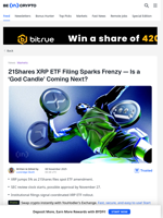 XRP Price Spikes 5% as 21Shares Spot ETF Countdown Begins