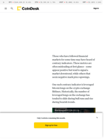 Bitcoin Price (BTC) Analysis: Drop in Leveraged Longs on Bitfinex Could Mean Rally