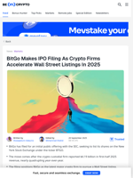 BitGo Files IPO To Go Public In The US