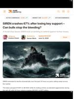 SIREN crashes 67% after losing key support – Can bulls stop the bleeding? - AMBCrypto