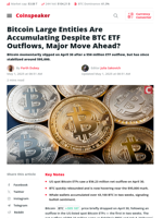 Whales Double Down on Bitcoin Despite ETF Exit — Time to Buy?