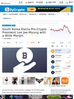 South Korea Elects Pro-Crypto President Lee Jae-Myung with a Wide Margin ⋆ ZyCrypto