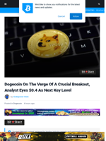 Dogecoin On The Verge Of A Crucial Breakout, Analyst Eyes $0.4 As Next Key Level | Bitcoinist.com
