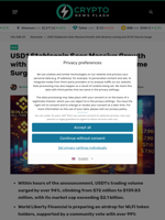 USD1 Stablecoin Sees Massive Growth with Binance Listing and 31.9% Volume Surge - Crypto News Flash