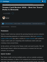 Venmo Card Review 2026 - Best for Travel Perks & Rewards