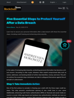 Five Essential Steps to Protect Yourself After a Data Breach - Blockchain.News