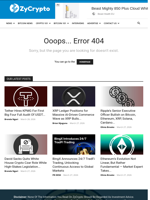 Page not found ⋆ ZyCrypto