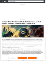 Cardano Price Prediction: Whale Activity Jumps as $0.20 Support Sets Up a Potential Move Toward $0.26