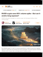 RIVER crypto sees 68% volume spike - But can it avoid a long squeeze? - AMBCrypto