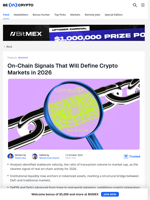 Track These 5 On-Chain Data For Crypto Trading in 2026