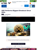 XRP Performs Biggest Breakout Since 2024