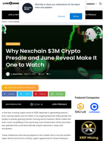 Why Nexchain $3M Crypto Presale and June Reveal Make It One to Watch | Live Bitcoin News