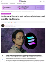 Animoca Brands set to launch tokenized equity on Solana - Coinfea