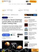 X Confirms 'Smart Cashtags' Launch With Live Stock and Crypto Trading Links – Crypto News Bitcoin News