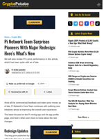 Pi Network Team Surprises Pioneers With Major Redesign: Here's What's New