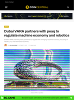 Dubai VARA partners with peaq to regulate machine economy