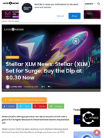 Stellar XLM News: Stellar (XLM) Set for Surge: Buy the Dip at $0.30 Now | Live Bitcoin News