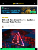 Bithumb Data Breach Leaves Customer Records Under Review - CoinCentral
