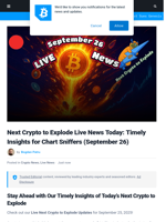 Live Next Crypto to Explode Updates: Ethereum Whales Buy the Dip, Stablecoins to Reach $ Trillion by 2030, and More...