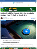 Bullish Shield for Filecoin (FIL): Can the Bulls Sustain the 61% Rally to Reach $10?