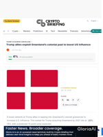 Trump allies exploit Greenland's colonial past to boost US influence