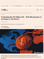 Evaluating the $8 trillion risk – Why Bitcoin price is no longer a ‘safe haven’ - AMBCrypto