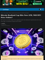 Bitcoin Realized Cap Hits New ATH, Will BTC Price Follow?